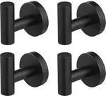 Handtuchhaken, Schwarz, Metall, 13.7x5.8x16.3 cm, Badaccessoires,...