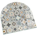 Tulup Glasplatte, Grau, Glas, Quadratisch, 100x100x0.4 cm, Kleinm&ouml;bel, Kamine &