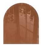 Tulup Glasplatte, Braun, Glas, Rechteckig, 80x70x0.4 cm, Kleinm&ouml;bel, Kamine &