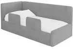 Altdecor Einzellbett, Silber, Textil, 90x200 cm, Kinderzimmer & Jugendzimmer,