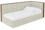 Altdecor Einzellbett, Champagner, Textil, 80x200 cm, Kinderzimmer &...