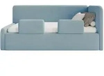Selsey Kinderbett, Hellblau, Kunststoff, 1-Sitzer, 90x200 cm, Kinderzimmer &
