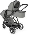 Hauck Geschwisterwagen Grow N Care, Dunkelgrau, Textil, 4-teilig,...