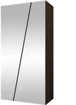 Mirjan24 Dreht&uuml;renschrank, Nussbaum, Schwarz, Kunststoff, Rechteckig, 100x202x50 cm,