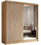 Masseno Schwebet&uuml;renschrank, Eiche Artisan, Holzwerkstoff, 7 F&auml;cher,...