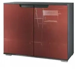 Vladon Kommode, Bordeaux, Holzwerkstoff, 92.5x75.5x35 cm, Wohnzimmer, Kommoden &