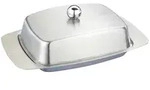 Maximex Butterdose, Silber, Metall, 10.5x7x17.5 cm, K&uuml;chenzubeh&ouml;r,