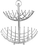 5five Simply Smart Obst-Etagere, Silber, Metall, 35.5 cm, Tischkultur &...