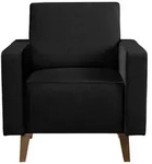 Mirjan24 Sessel, Schwarz, Kunststoff, 1-Sitzer, Rechteckig, 75x80x75 cm, Wohnzimmer,