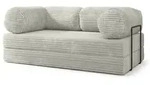 Masseno Bettsofa, Hellgrau, Textil, 3-Sitzer, 170x68x80 cm, Wohnzimmer, Sofas &