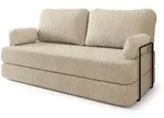 Masseno Bettsofa, Creme, Textil, 3-Sitzer, 170x86x80 cm, Wohnzimmer, Sofas & Couches,