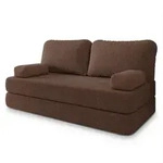 Masseno Bettsofa, Braun, Textil, 3-Sitzer, 170x86x80 cm, Wohnzimmer, Sofas & Couches,