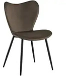 CLP Esszimmerstuhl, Braun, Metall, 50x80x58 cm, Esszimmer, St&uuml;hle, Esszimmerst&uuml;hle,