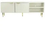Livetastic Lowboard, Wei&szlig;, Metall, 150x39x51 cm, stehend, Wohnzimmer, Wohnw&auml;nde,