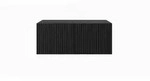Masseno Lowboard, Schwarz, Holzwerkstoff, 100x41x40 cm, Wohnzimmer, Wohnw&auml;nde,