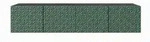 Masseno Lowboard, Schwarz, Gr&uuml;n, Holzwerkstoff, 200x41x40 cm, Wohnzimmer,