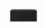 Masseno Lowboard, Schwarz, Holzwerkstoff, 100x41x40 cm, Wohnzimmer, Wohnw&auml;nde,