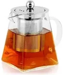 Teekanne, Transparent, Glas, 8.7x8.7 cm, Kaffee & Tee, Kannen, Teekannen