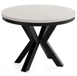WFL Group Esstisch, Kaschmir, Metall, Nachbildung, 10-Sitzer, Rund,Rund,...