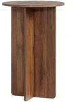 Beistelltisch, Walnuss, Holzwerkstoff, Rund, 40x60x40 cm, Wohnzimmer,