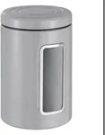 Wesco Aufbewahrungsdose, Grau, Metall, 12.5x18.9x12.5 cm, K&uuml;chenzubeh&ouml;r,