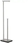 Luxuskollektion Toilettenpapierhalter, Silber, Metall, Freiform, 7x8x12 cm,