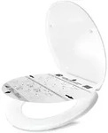 DomuSPA Domuspa, Wei&szlig;, Kunststoff, Oval, 45x5.5x37.6 cm, Badezimmer, WC...