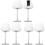 Intirilife Weingl&auml;ser, Transparent, Glas, 0.6 L, leicht zu reinigen, Essen &