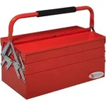 Durhand Werkzeugkasten, Rot, Metall, 20x34.5x45 cm, Freizeit, Heimwerken,
