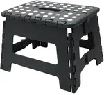 Zollner Klapphocker,, Schwarz, Kunststoff, Rechteckig, 29x22x22 cm, Wohnzimmer,