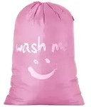 W&auml;schesack, Rosa, Textil, 61x61x92 cm, Ordnen & Aufbewahren, W&auml;schek&ouml;rbe &...