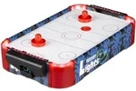 Relaxdays Airhockeyspiel, Mehrfarbig, Holzwerkstoff, Kunststoff, 31x57 cm, Spielzeug,