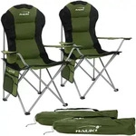 Hauki Campingstuhl, Gr&uuml;n, Metall, 56x110x95 cm, Gartenm&ouml;bel, Gartenst&uuml;hle,