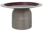 Kayoom Tortenplatte, Silber, Pflaume, Metall, rund, 14 cm, handgemacht,...