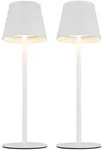 Globo Lighting 2X, Wei&szlig;, Metall, F, 11.5x36x11.5 cm, Lampen & Leuchten,
