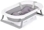 Chipolino Babybadewanne, Grau, Kunststoff, 50x80 cm, unisex, Pflegen, Baden,