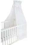 Roba Betthimmel, Wei&szlig;, Textil, 250x160x0.5 cm, Babym&ouml;bel, Babybetten