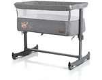 Cangaroo Beistellbett, Grau, Metall, 50x82 cm, Babym&ouml;bel, Babybetten,...