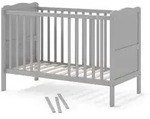 VitaliSpa Babybett, Grau, Holz, 1-Sitzer, Rechteckig, 60x120 cm, Babym&ouml;bel,
