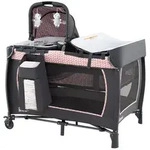 Costway Beistellbett, Pink, Textil, Babym&ouml;bel, Babybetten, Reisebetten