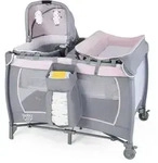 Costway Babybett, Pink, Textil, Babym&ouml;bel, Babybetten, Reisebetten