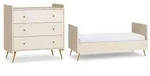 Petits-meubles Babyzimmer, Kaschmir, Holzwerkstoff, 3 Schubladen, 143.4x91x74.8...