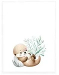 baby best Babydecke Schnuffel-Otter, Mehrfarbig, Wei&szlig;, Textil, Tier, F&uuml;llung: