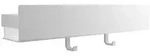 Designfabrik Hamburg Duschablage, Wei&szlig;, Metall, Rechteckig, 42x8x9 cm,...