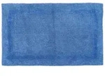 Homescapes Badematte, Blau, Textil, Uni, Rechteckig, 70x120 cm, Badtextilien,