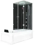 AcquaVapore by Sandra Jentho Whirlpool, Schwarz, Glas, Kunststoff, Metall,