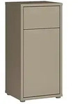 Xora Unterschrank, Taupe, Kunststoff, 1 F&auml;cher, 1 Schublade(n) Schubladen,