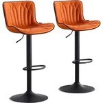 Barhocker, Orange, Kunststoff, 83x54x48 cm, Esszimmer, Barm&ouml;bel, Barhocker