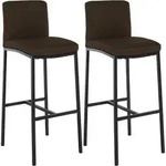 CLP Barhocker, Braun, Metall, 43x109x47 cm, Esszimmer, Barm&ouml;bel, Barhocker