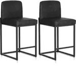 Barhocker, Schwarz, Metall, 52.5x87x41 cm, Esszimmer, Barm&ouml;bel, Barhocker